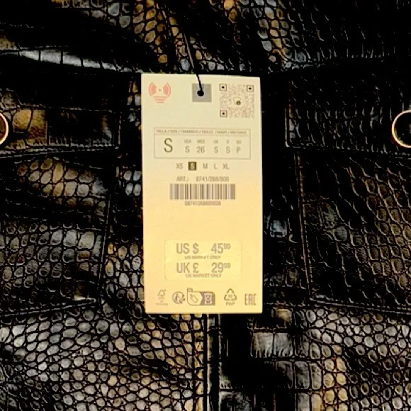 ZARA faux leather mini skirt - Picture 9 of 9